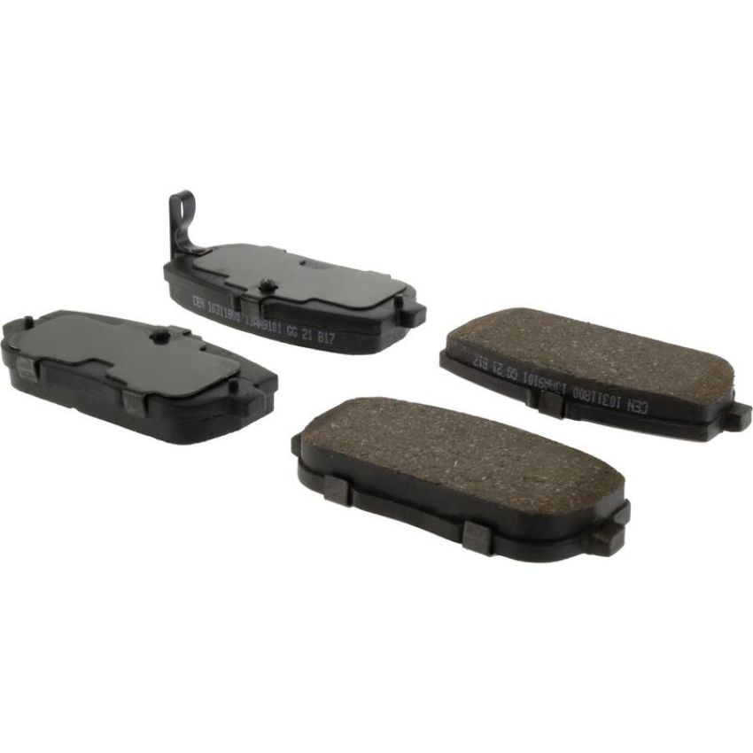 CENTRIC PARTS 103.11800 C-Tek Ceramic Brake Pads with Shims