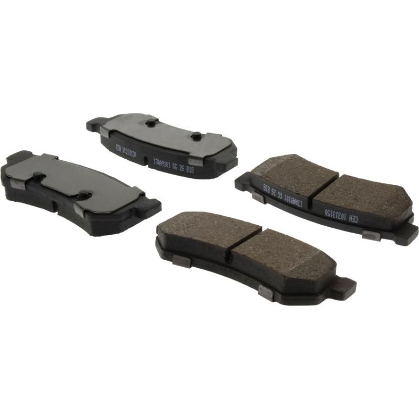 CENTRIC PARTS 103.13150 C-Tek Ceramic Brake Pads with Shims