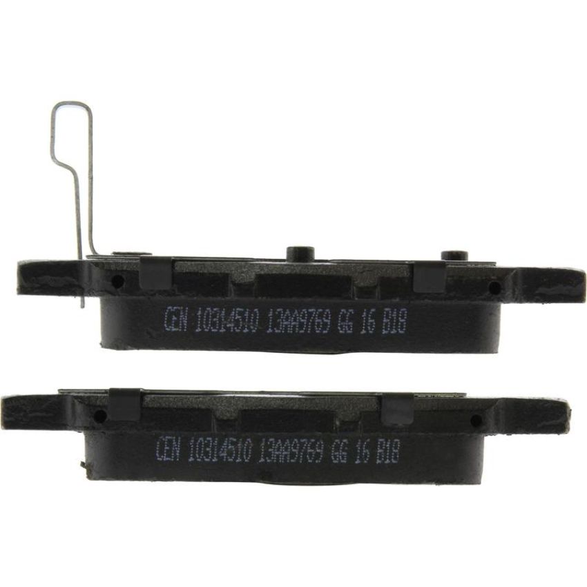 CENTRIC PARTS 103.14510 C-Tek Ceramic Brake Pads with Shims