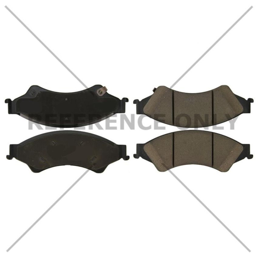 CENTRIC PARTS 103.16760 C-Tek Ceramic Brake Pads with Shims