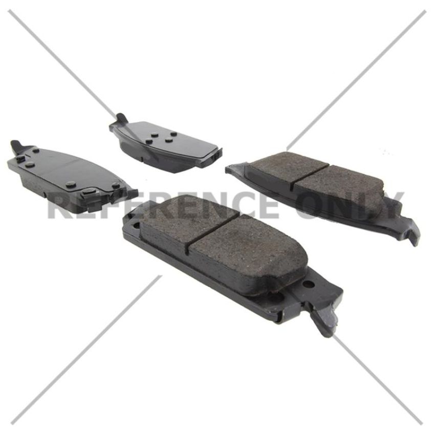 CENTRIC PARTS 103.17070 C-Tek Ceramic Brake Pads with Shims
