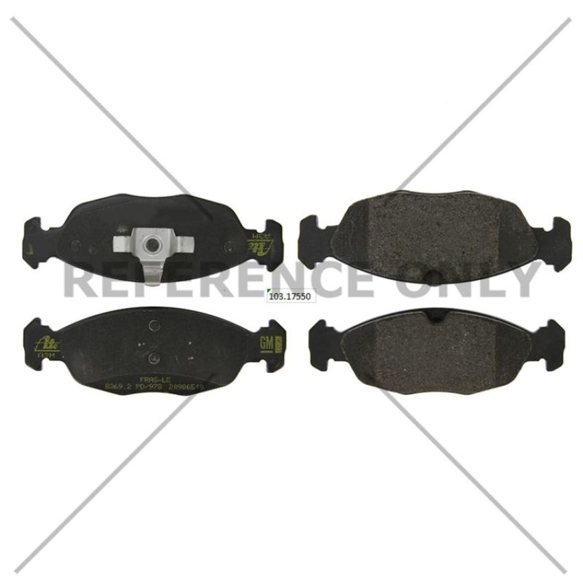 CENTRIC PARTS 103.17550 C-Tek Ceramic Brake Pads with Shims