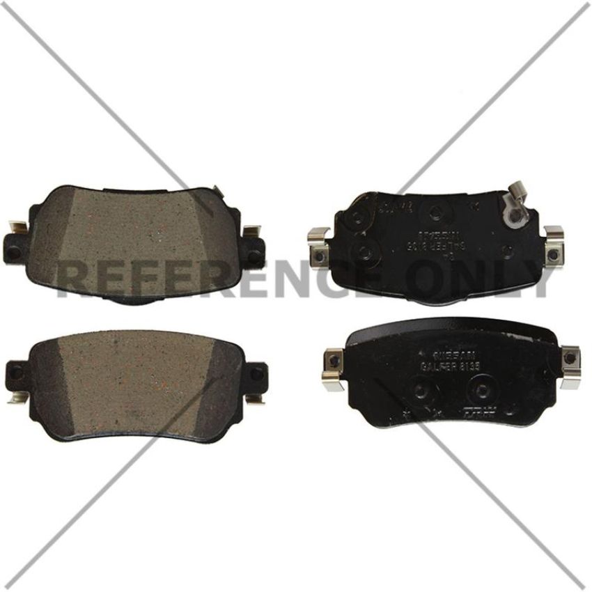 CENTRIC PARTS 103.19650 C-Tek Ceramic Brake Pads with Shims