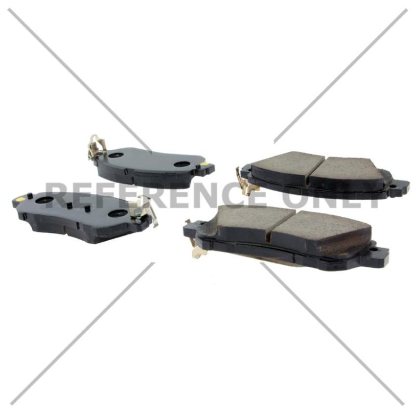 CENTRIC PARTS 103.20380 C-Tek Ceramic Brake Pads with Shims