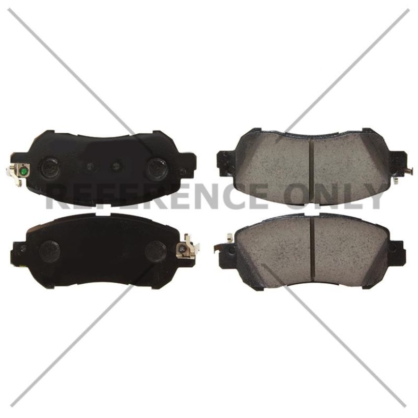 CENTRIC PARTS 103.20380 C-Tek Ceramic Brake Pads with Shims