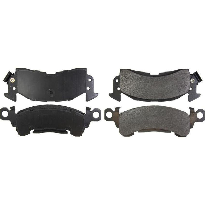 CENTRIC PARTS 104.00521 Posi Quiet Semi-Metallic Brake Pads with Hardware