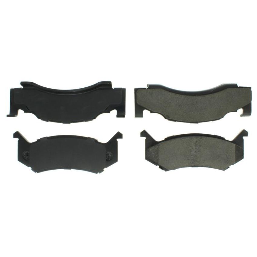 CENTRIC PARTS 104.01230 Posi Quiet Semi-Metallic Brake Pads with Hardware