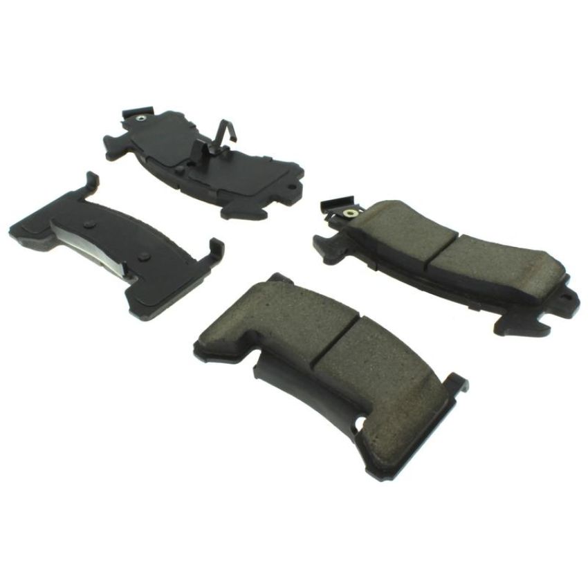 CENTRIC PARTS 104.01540 Posi Quiet Semi-Metallic Brake Pads with Hardware