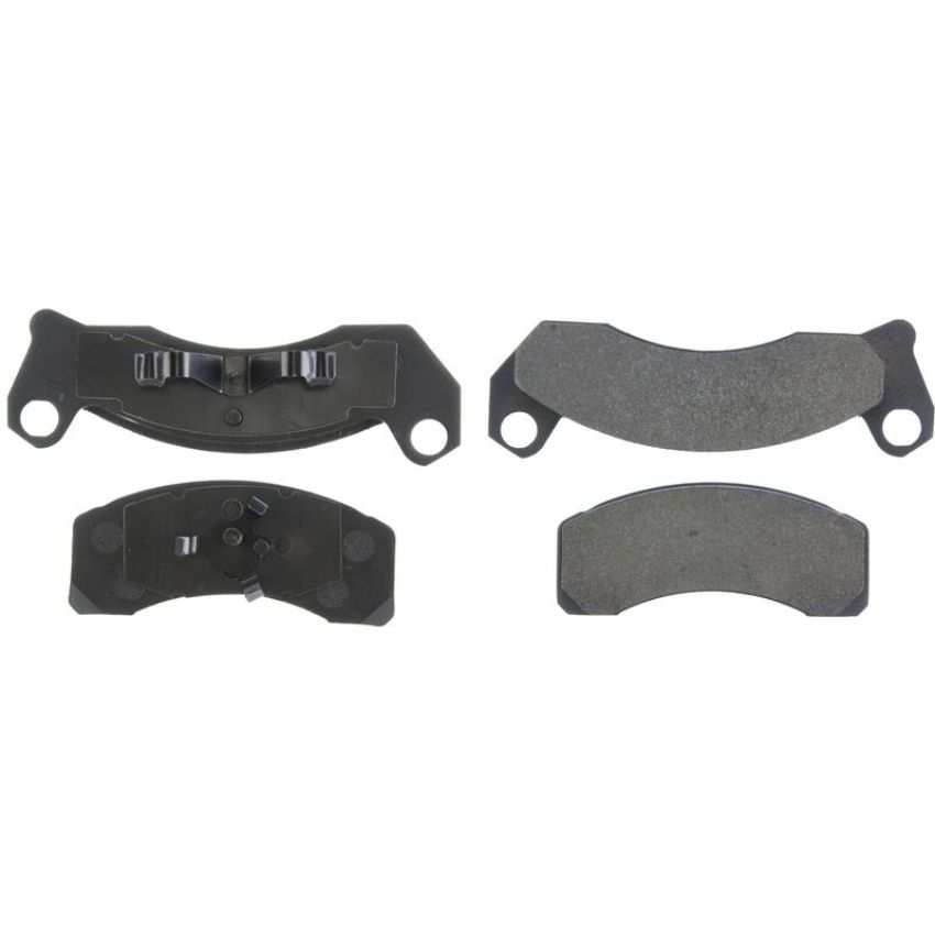 CENTRIC PARTS 104.02000 Posi Quiet Semi-Metallic Brake Pads with Hardware