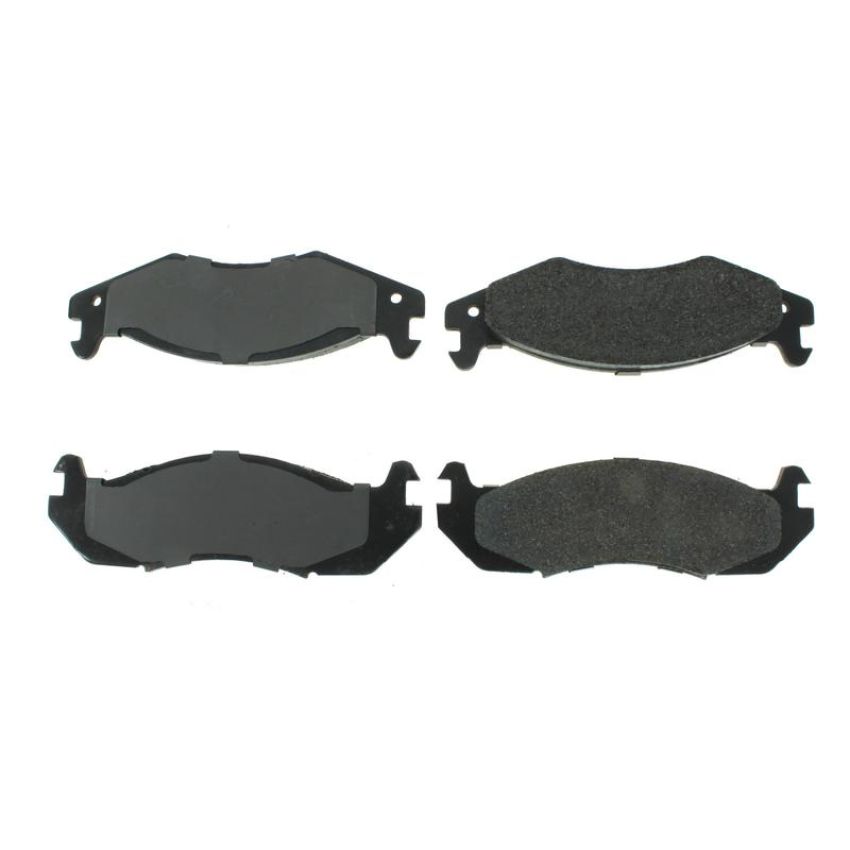 CENTRIC PARTS 104.02030 Posi Quiet Semi-Metallic Brake Pads with Hardware