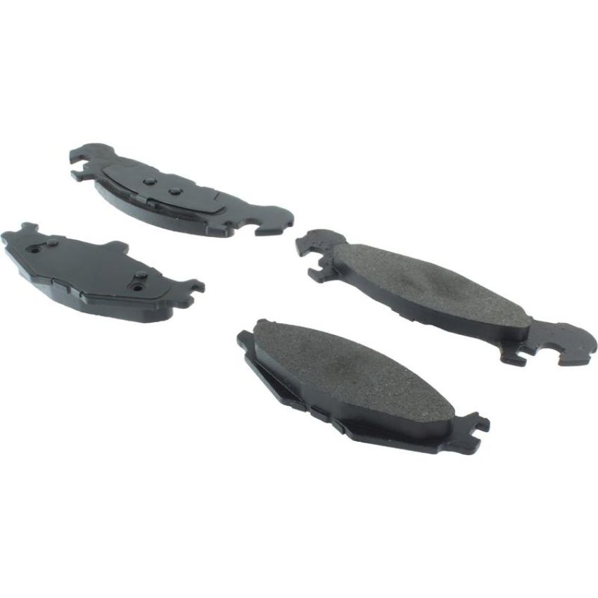 CENTRIC PARTS 104.02190 Posi Quiet Semi-Metallic Brake Pads with Hardware