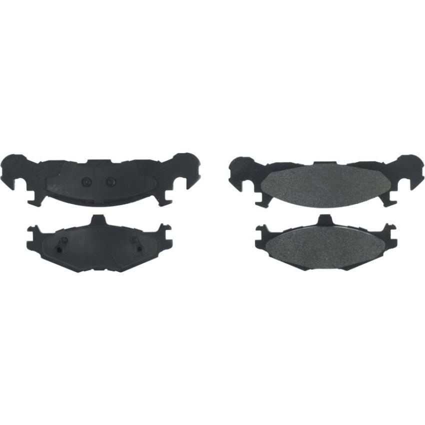 CENTRIC PARTS 104.02190 Posi Quiet Semi-Metallic Brake Pads with Hardware