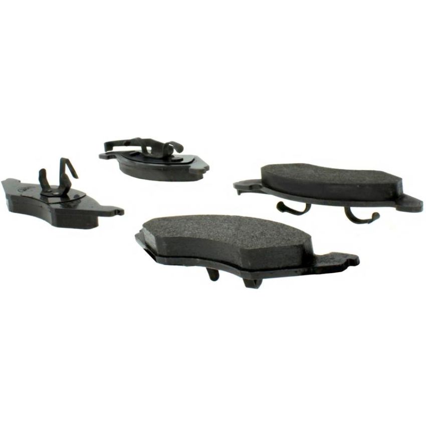 CENTRIC PARTS 104.02570 Posi Quiet Semi-Metallic Brake Pads with Hardware