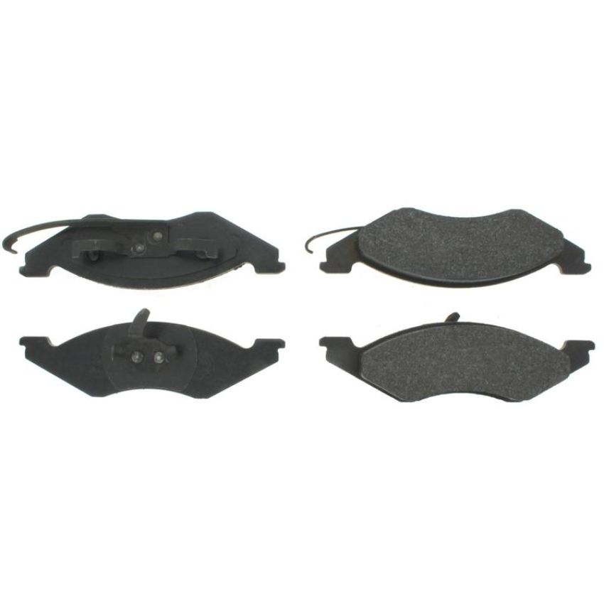 CENTRIC PARTS 104.02570 Posi Quiet Semi-Metallic Brake Pads with Hardware