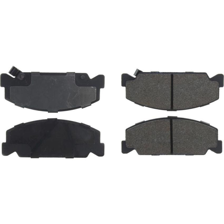 CENTRIC PARTS 104.02730 Posi Quiet Semi-Metallic Brake Pads with Hardware