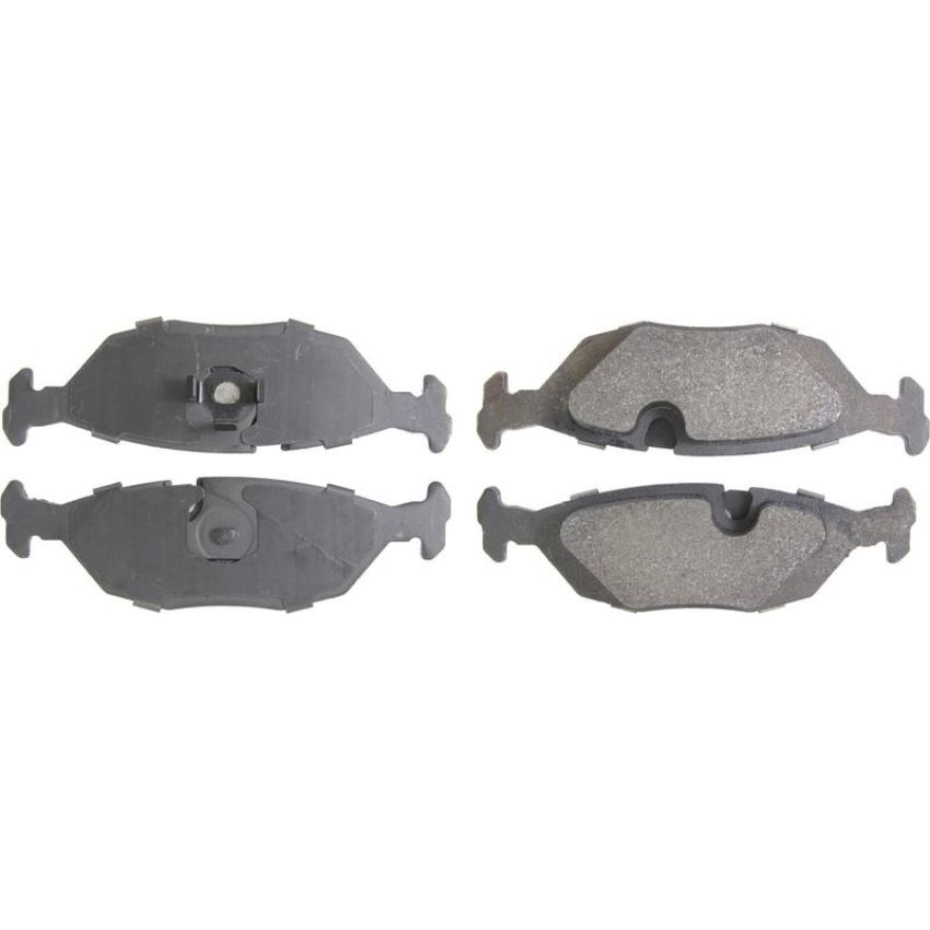 CENTRIC PARTS 104.02790 Posi Quiet Semi-Metallic Brake Pads with Hardware