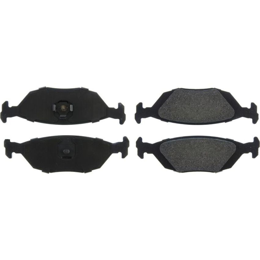 CENTRIC PARTS 104.03220 Posi Quiet Semi-Metallic Brake Pads with Hardware