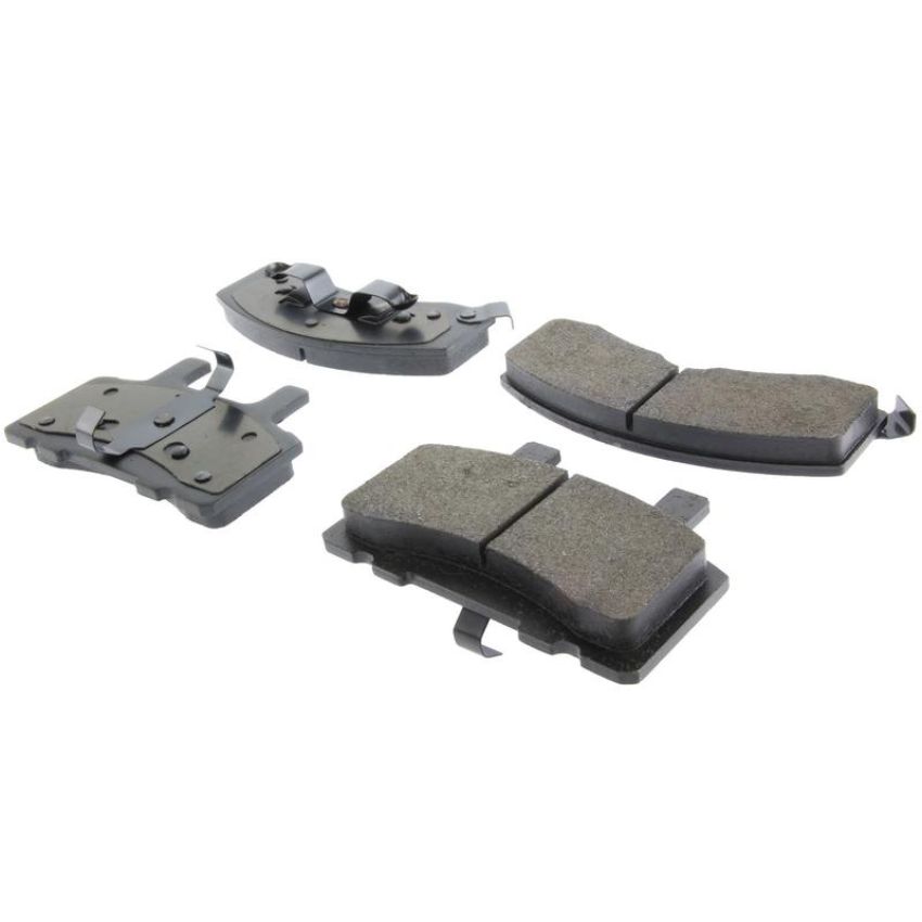 CENTRIC PARTS 104.03700 Posi Quiet Semi-Metallic Brake Pads with Hardware