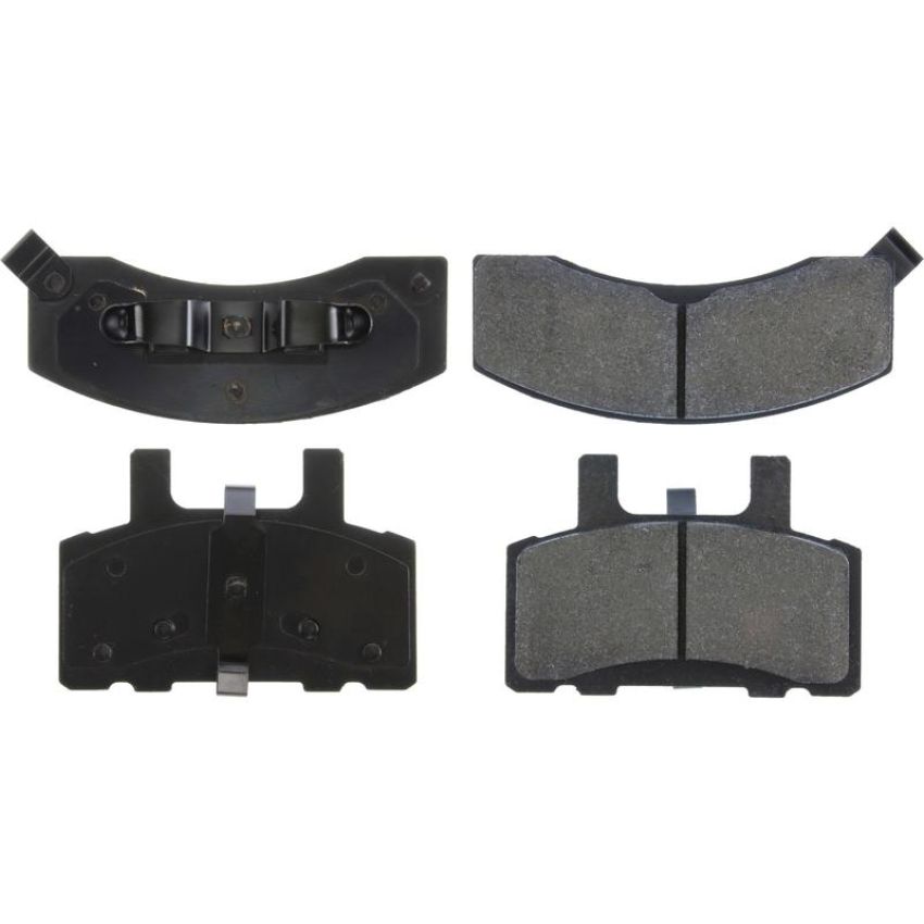 CENTRIC PARTS 104.03700 Posi Quiet Semi-Metallic Brake Pads with Hardware