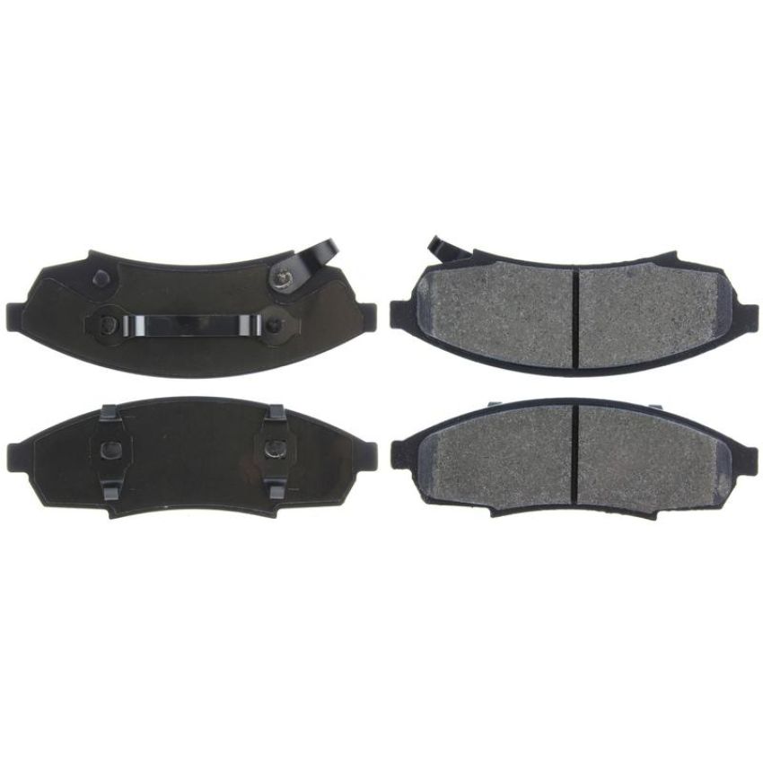 CENTRIC PARTS 104.03760 Posi Quiet Semi-Metallic Brake Pads with Hardware