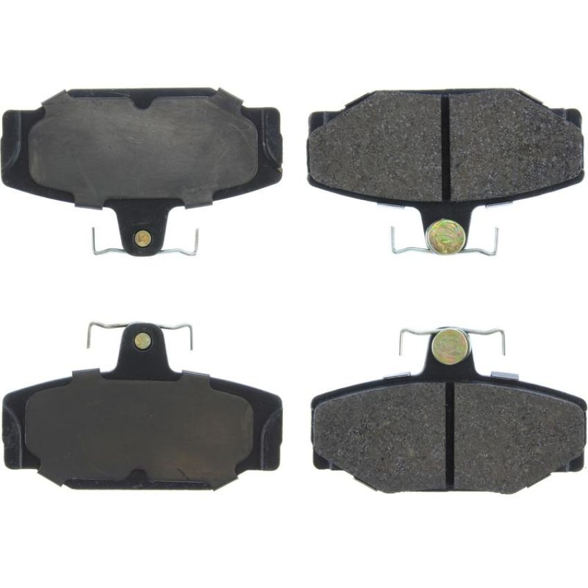 CENTRIC PARTS 104.03910 Posi Quiet Semi-Metallic Brake Pads with Hardware