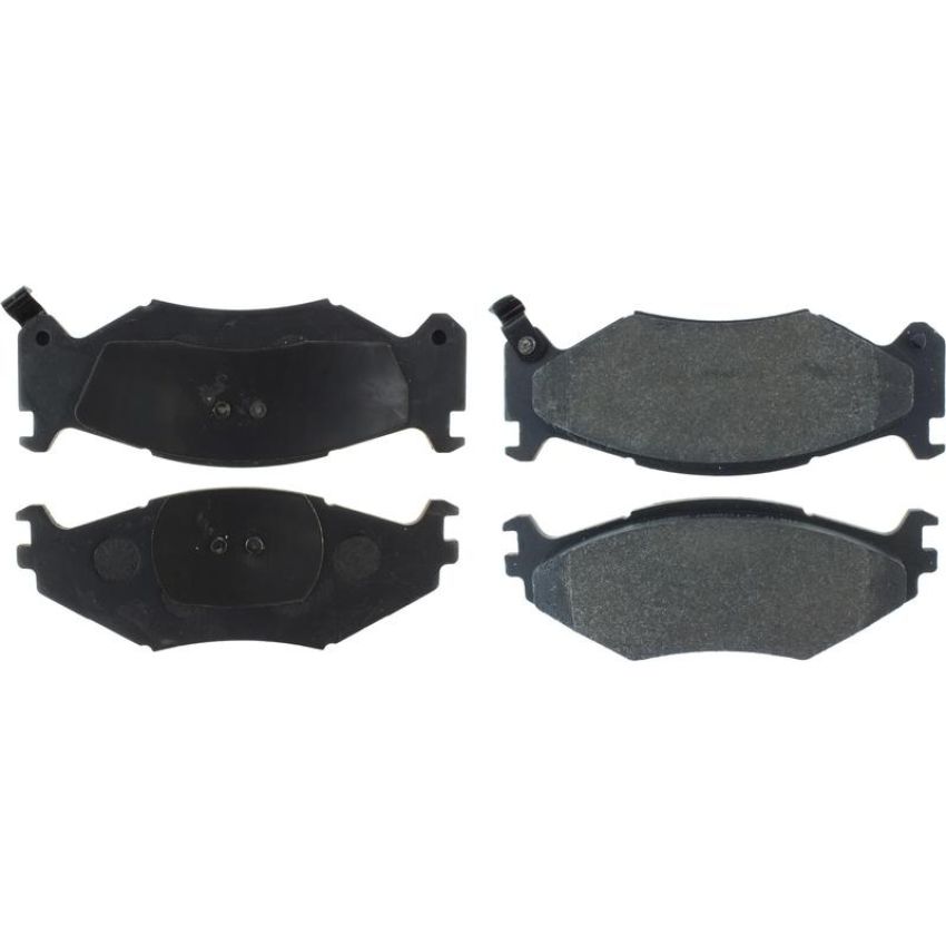 CENTRIC PARTS 104.05220 Posi Quiet Semi-Metallic Brake Pads with Hardware