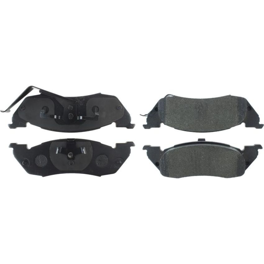 CENTRIC PARTS 104.05290 Posi Quiet Semi-Metallic Brake Pads with Hardware