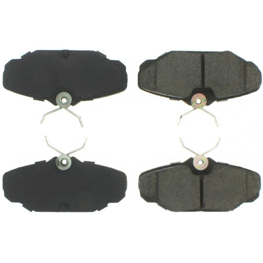 CENTRIC PARTS 104.06100 Posi Quiet Semi-Metallic Brake Pads with Hardware