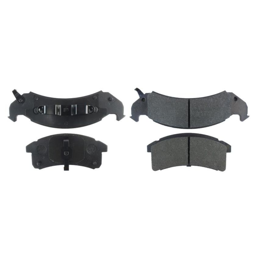 CENTRIC PARTS 104.06230 Posi Quiet Semi-Metallic Brake Pads with Hardware