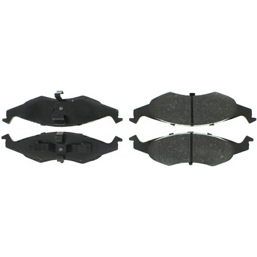 CENTRIC PARTS 104.06330 Posi Quiet Semi-Metallic Brake Pads with Hardware