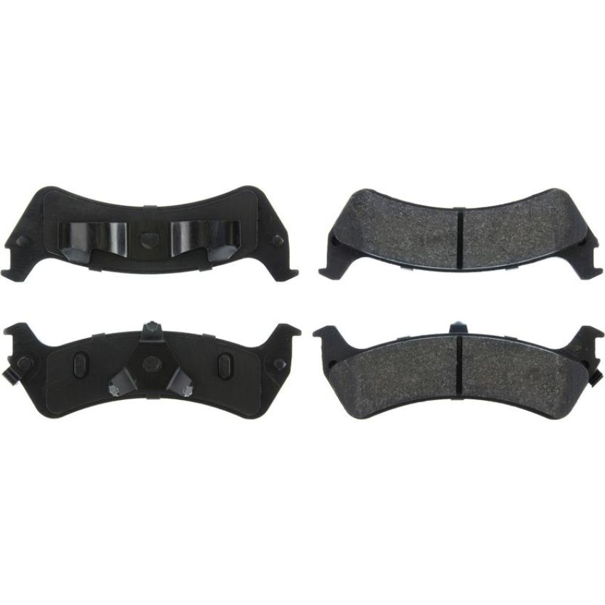 CENTRIC PARTS 104.06670 Posi Quiet Semi-Metallic Brake Pads with Hardware