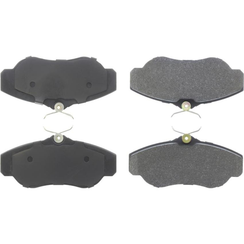 CENTRIC PARTS 104.06760 Posi Quiet Semi-Metallic Brake Pads with Hardware