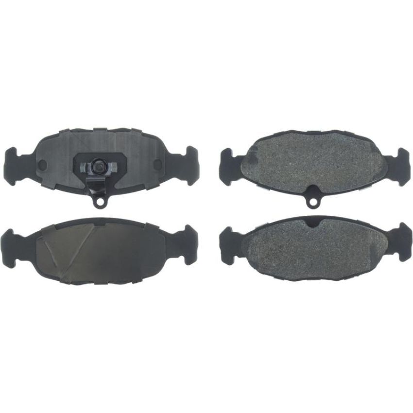 CENTRIC PARTS 104.06881 Posi Quiet Semi-Metallic Brake Pads with Hardware