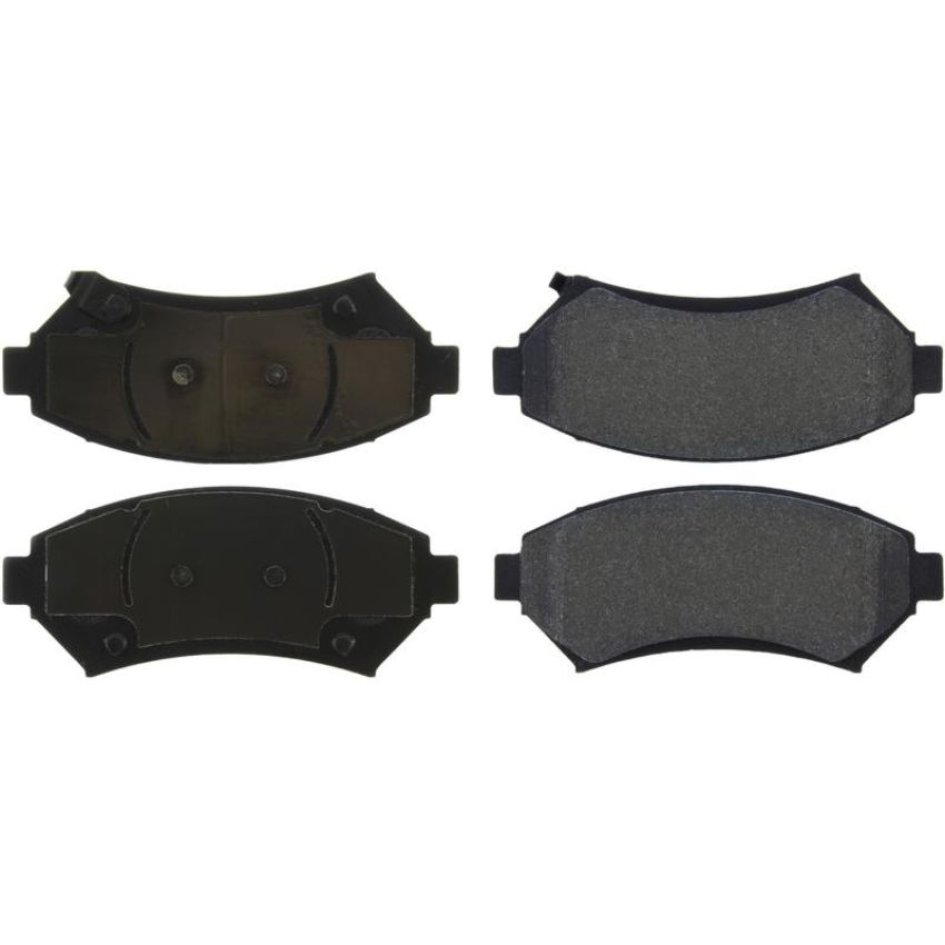 CENTRIC PARTS 104.06990 Posi Quiet Semi-Metallic Brake Pads with Hardware