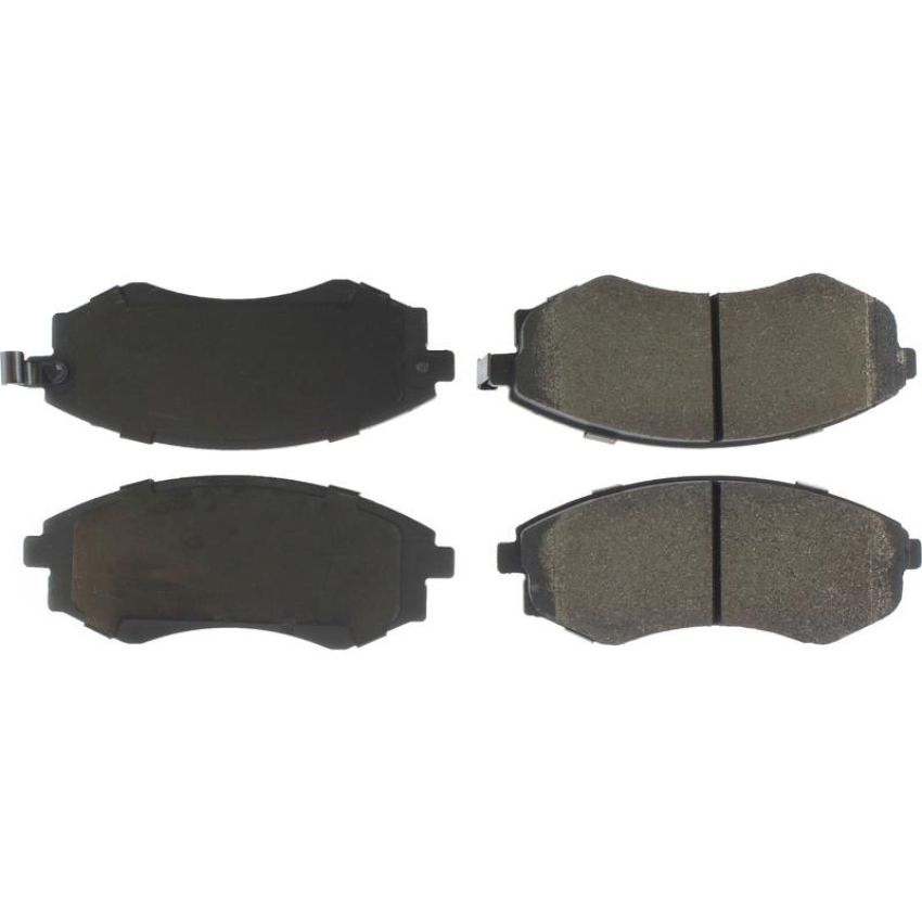 CENTRIC PARTS 104.07000 Posi Quiet Semi-Metallic Brake Pads with Hardware