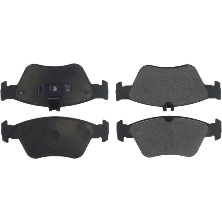 CENTRIC PARTS 104.07100 Posi Quiet Semi-Metallic Brake Pads with Hardware
