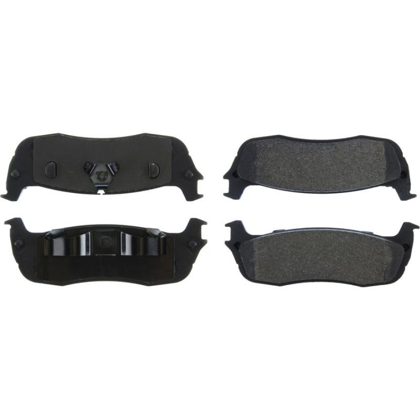 CENTRIC PARTS 104.07110 Posi Quiet Semi-Metallic Brake Pads with Hardware
