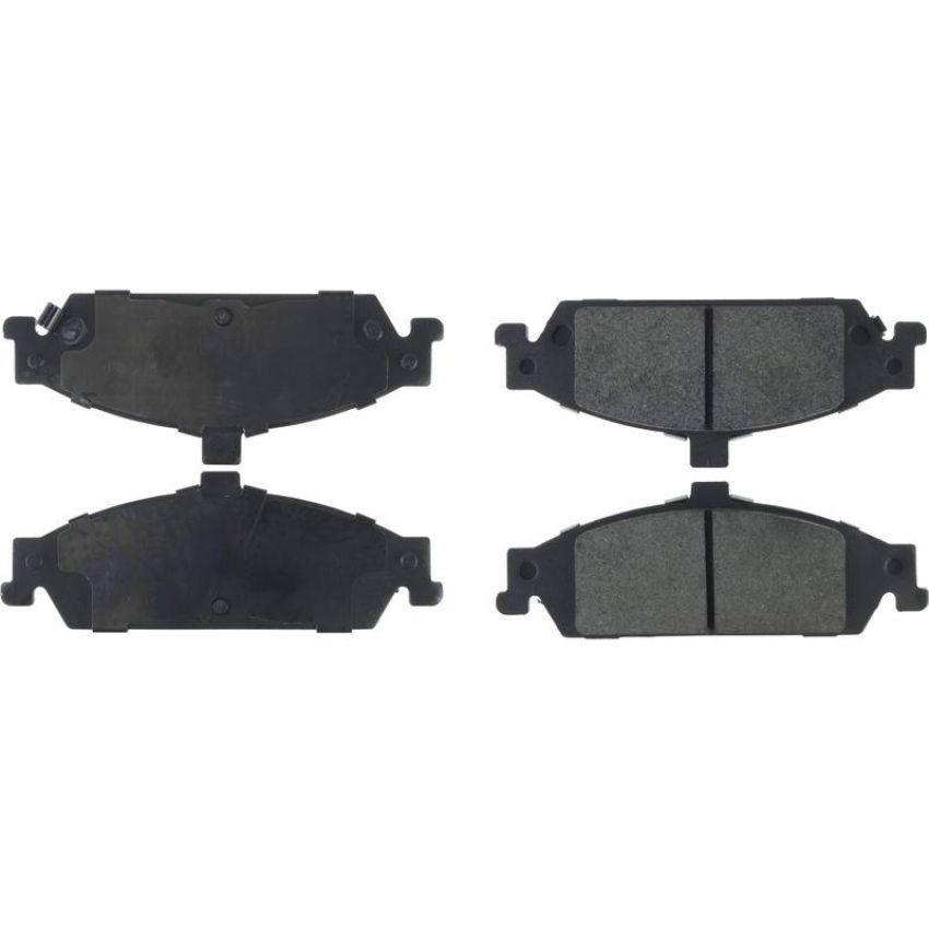 CENTRIC PARTS 104.07270 Posi Quiet Semi-Metallic Brake Pads with Hardware