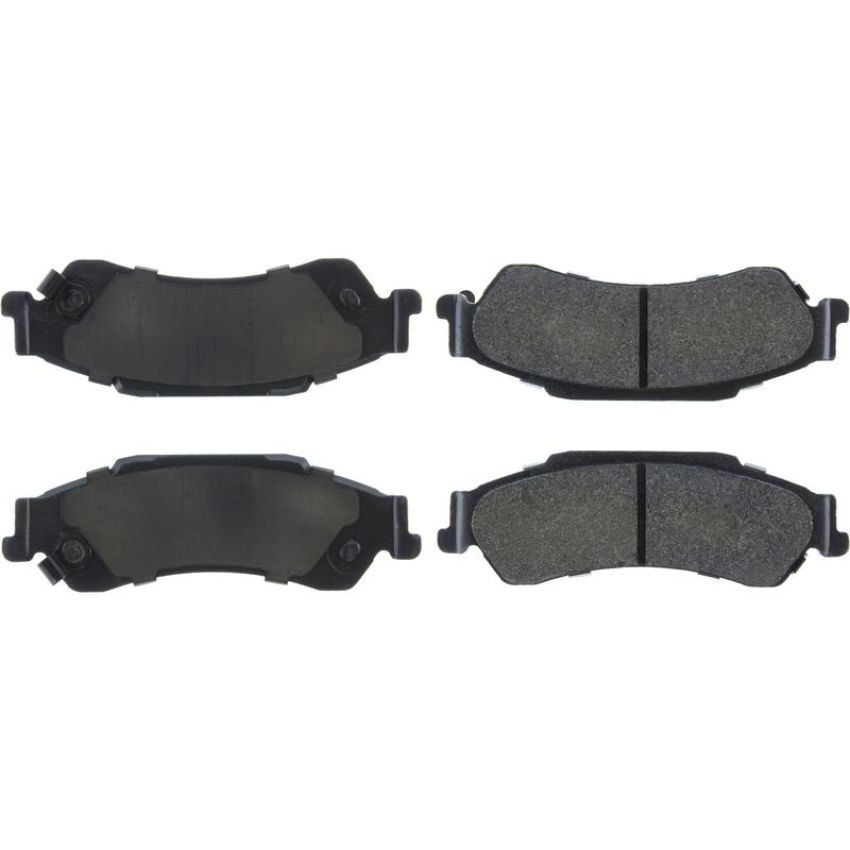 CENTRIC PARTS 104.07290 Posi Quiet Semi-Metallic Brake Pads with Hardware