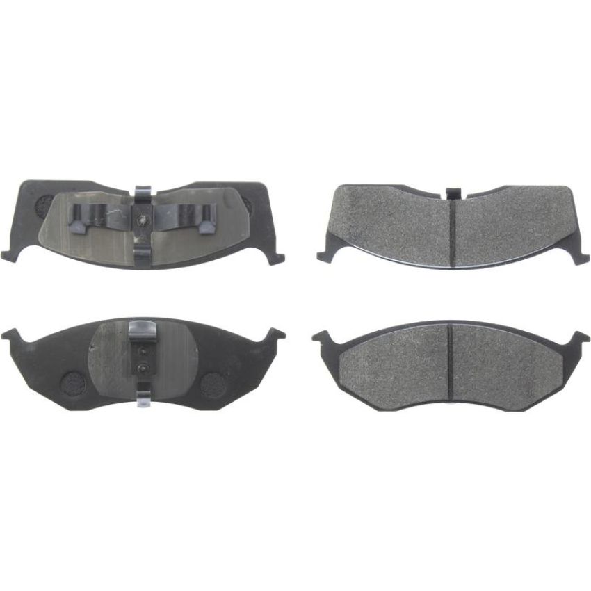 CENTRIC PARTS 104.07300 Posi Quiet Semi-Metallic Brake Pads with Hardware