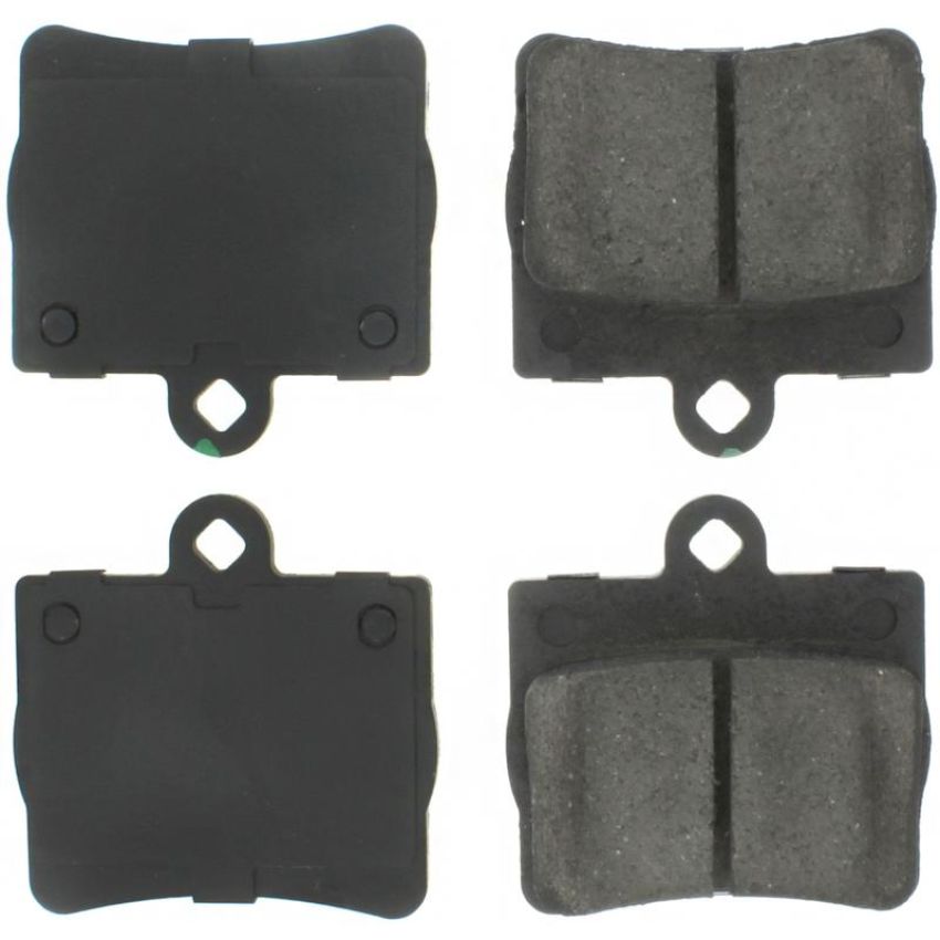 CENTRIC PARTS 104.07390 Posi Quiet Semi-Metallic Brake Pads with Hardware