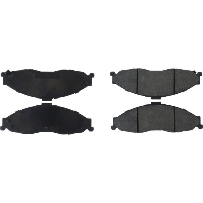 CENTRIC PARTS 104.07490 Posi Quiet Semi-Metallic Brake Pads with Hardware
