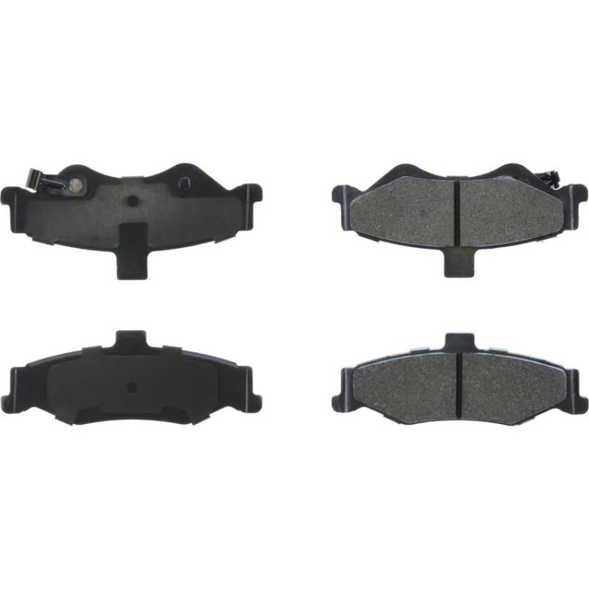 CENTRIC PARTS 104.07500 Posi Quiet Semi-Metallic Brake Pads with Hardware