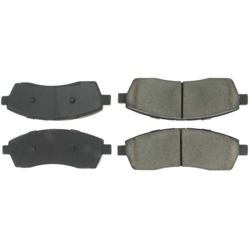 CENTRIC PARTS 104.07570 Posi Quiet Semi-Metallic Brake Pads with Hardware