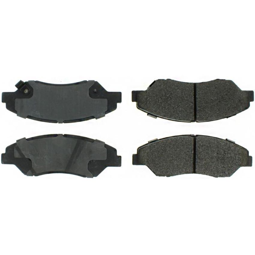 CENTRIC PARTS 104.07740 Posi Quiet Semi-Metallic Brake Pads with Hardware