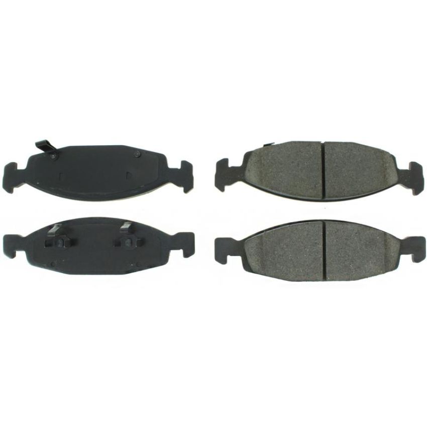 CENTRIC PARTS 104.07900 Posi Quiet Semi-Metallic Brake Pads with Hardware