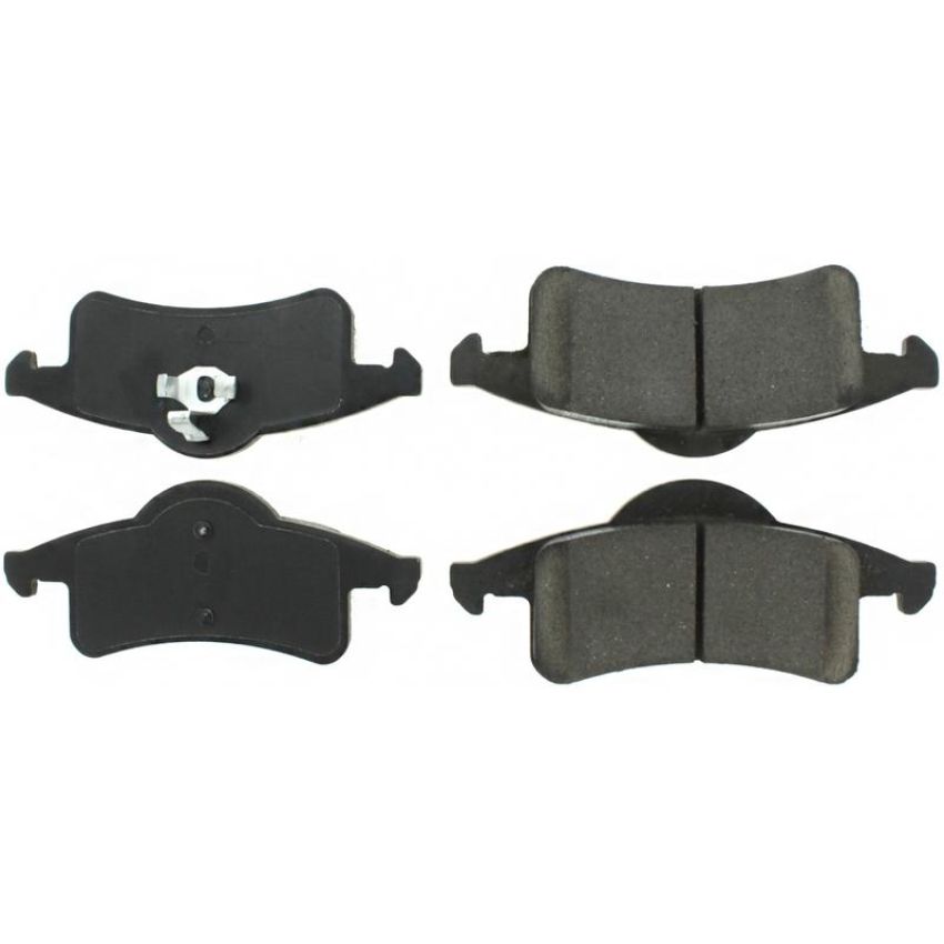 CENTRIC PARTS 104.07910 Posi Quiet Semi-Metallic Brake Pads with Hardware
