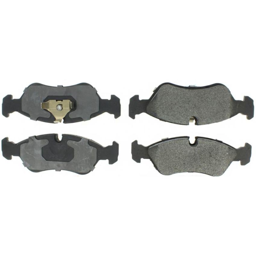 CENTRIC PARTS 104.07960 Posi Quiet Semi-Metallic Brake Pads with Hardware