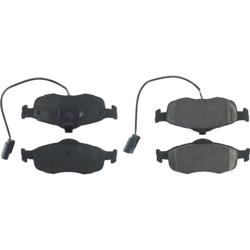 CENTRIC PARTS 104.08010 Posi Quiet Semi-Metallic Brake Pads with Hardware
