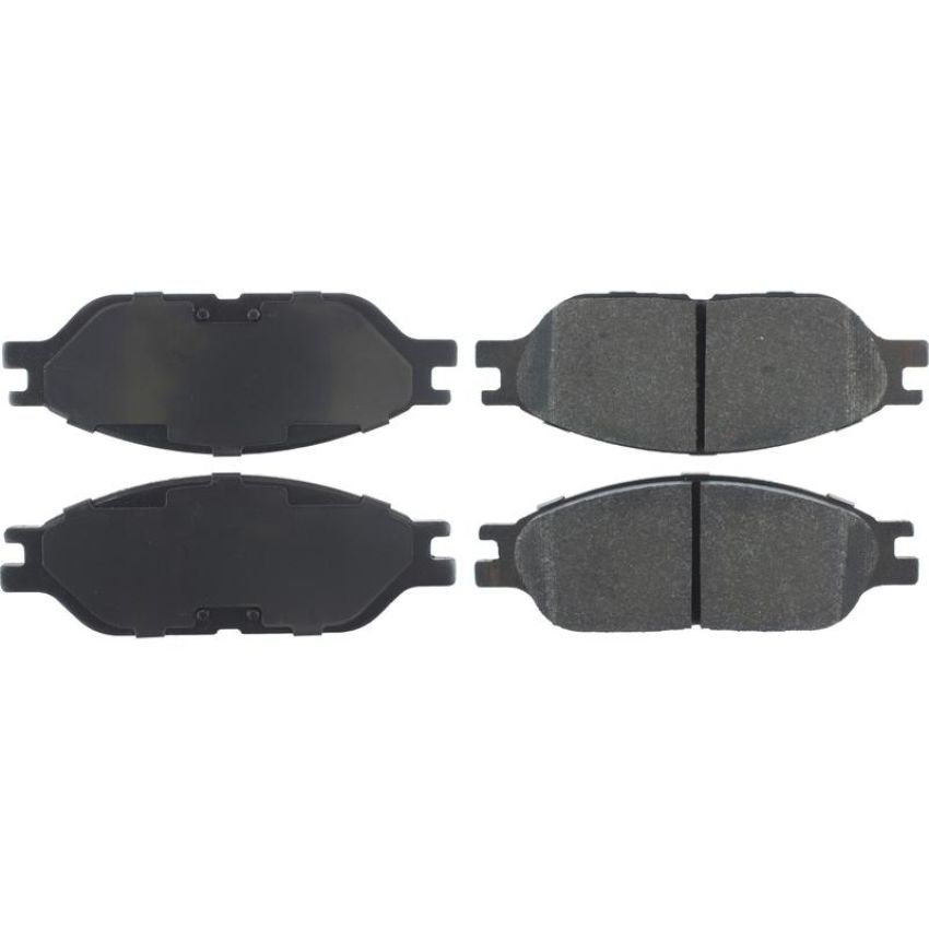 CENTRIC PARTS 104.08030 Posi Quiet Semi-Metallic Brake Pads with Hardware